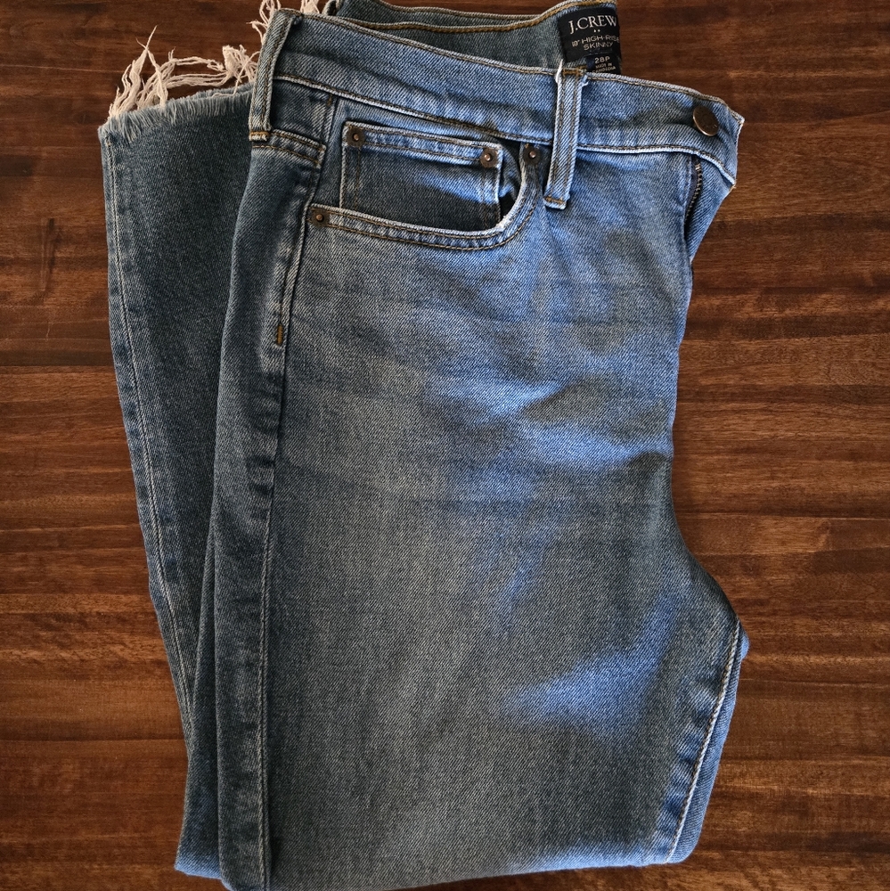J. Crew 10" High Rise Skinny Jeans